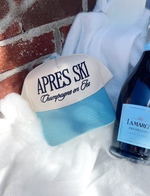 Après Ski Champagne on Ice - Blue Vintage Trucker Hat