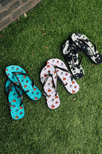 Vintage Cowboy Flip Flops