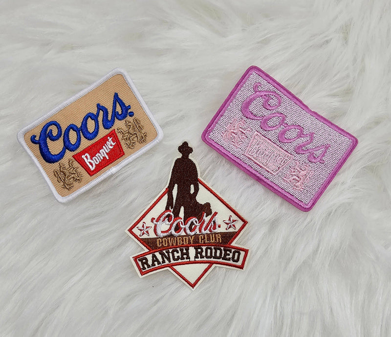 Western Beer Embroidery Beer Iron On Patch
