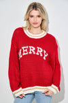 MERRY KNIT SWEATER