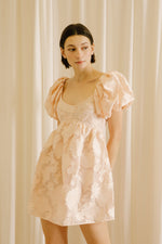 Blush Large Flower Babydoll Shortie