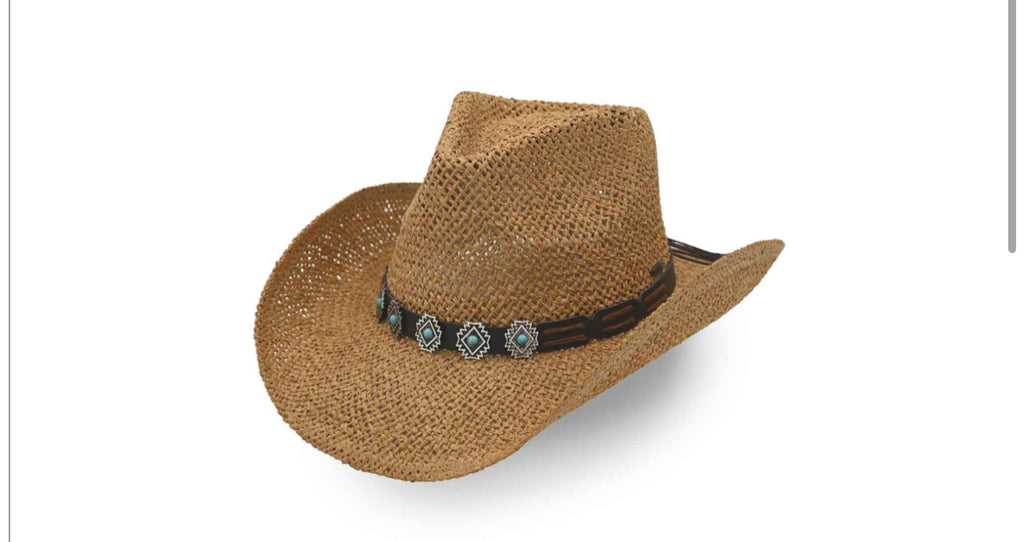 Cowboy Hat with Turquoise