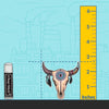 Longhorn Patch - Iron On Patch | Boho Tribal Steer Cow Skull