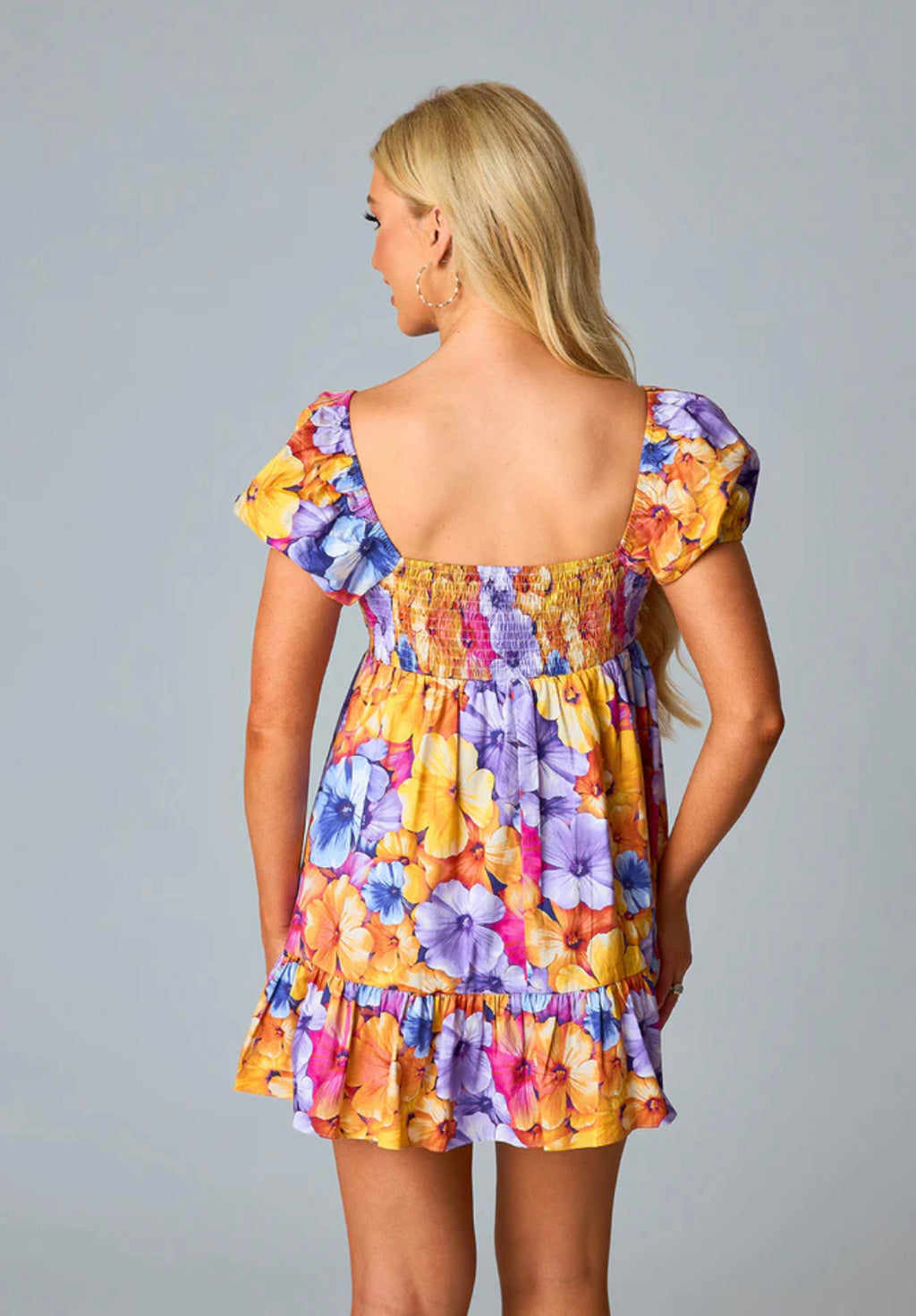 Pansy Baby Doll Shortie Dress
