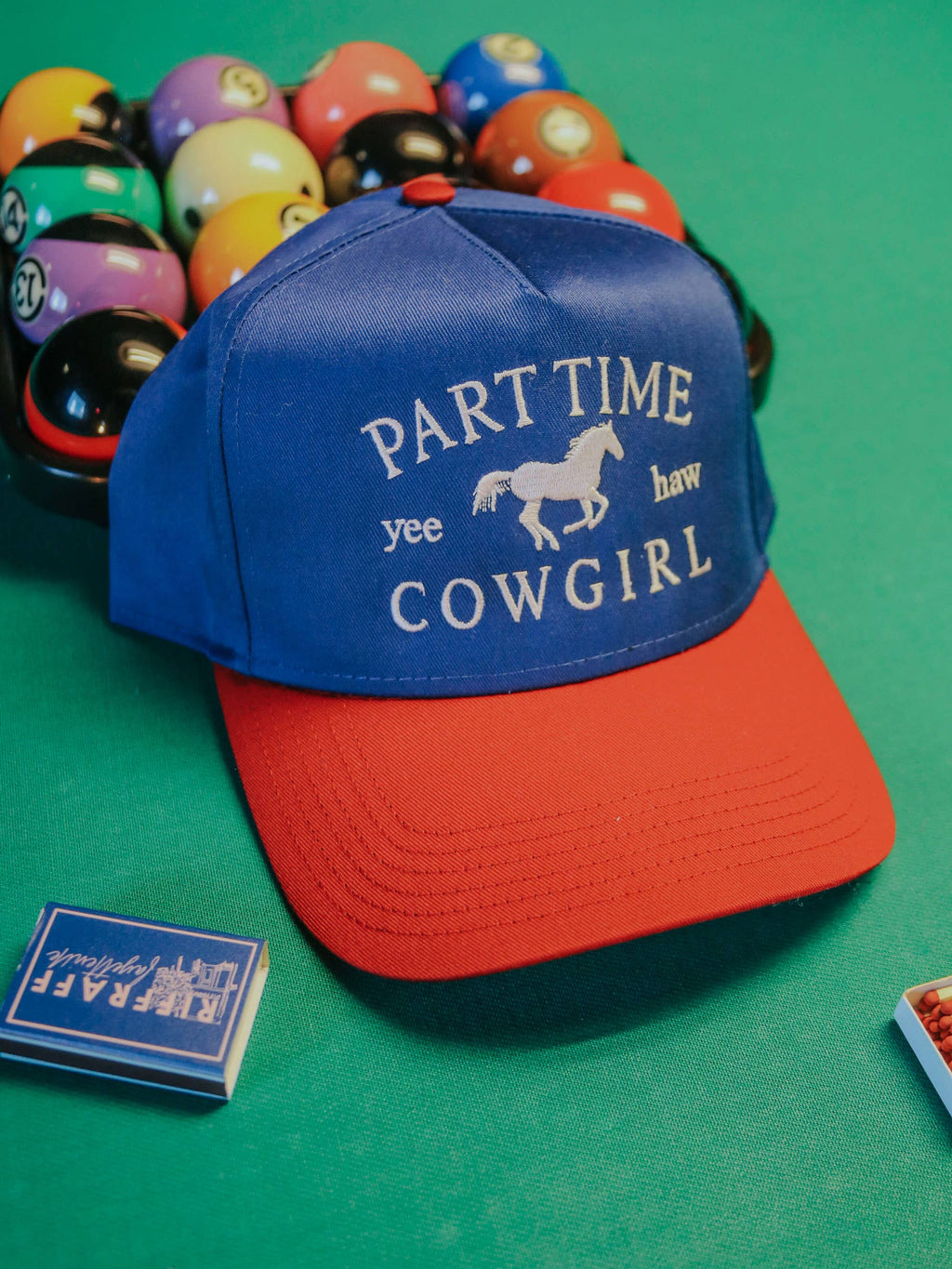 Part Time Cowgirl Two Tone Trucker