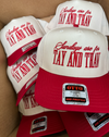 Sundays Are For Tay + Trav - Red Vintage Trucker Hat