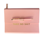 Take No Shit Vegan Leather Journal Planner (gift)