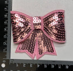 Sequin Bow Large Patch