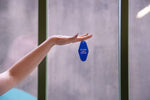 My Other Car Is Your Dad Motel Keychain in Blue
