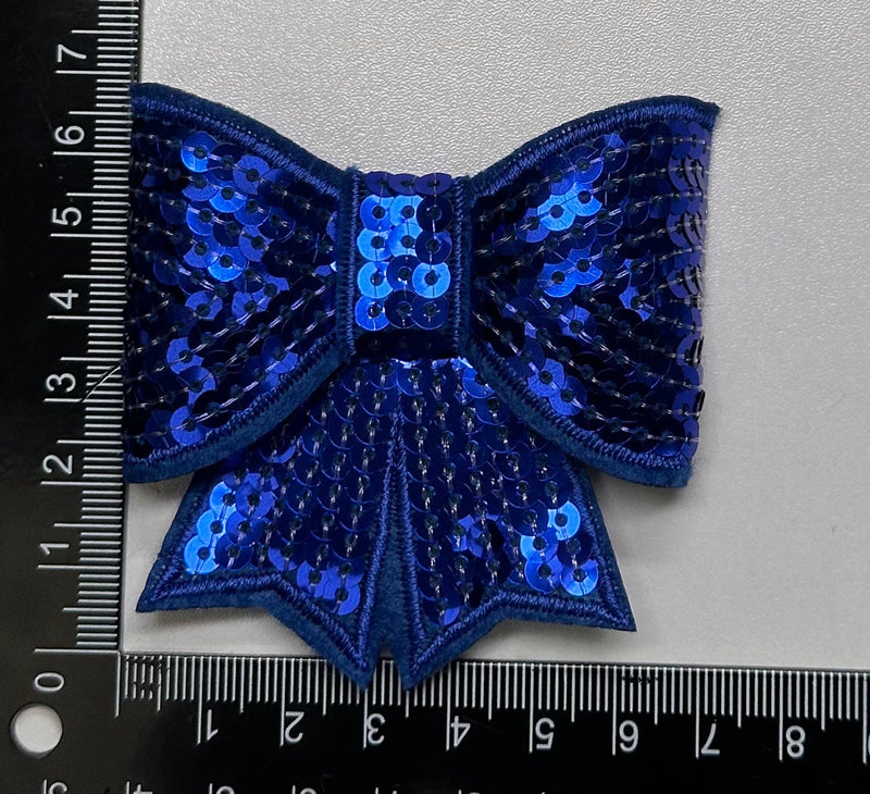 Sequin Bow Large Patch