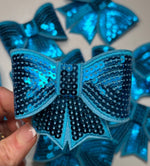 Sequin Bow Large Patch