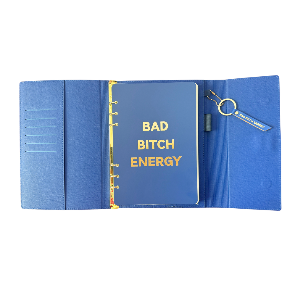 Bad Bitch Energy Vegan Leather Journal Folio