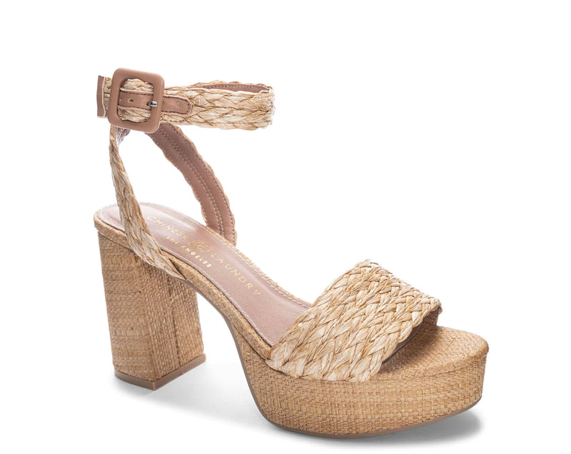 Tan Platform Sandal