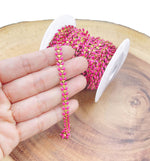 Enamel Paperclip Chain & Chevron Chain by Foot, CH301