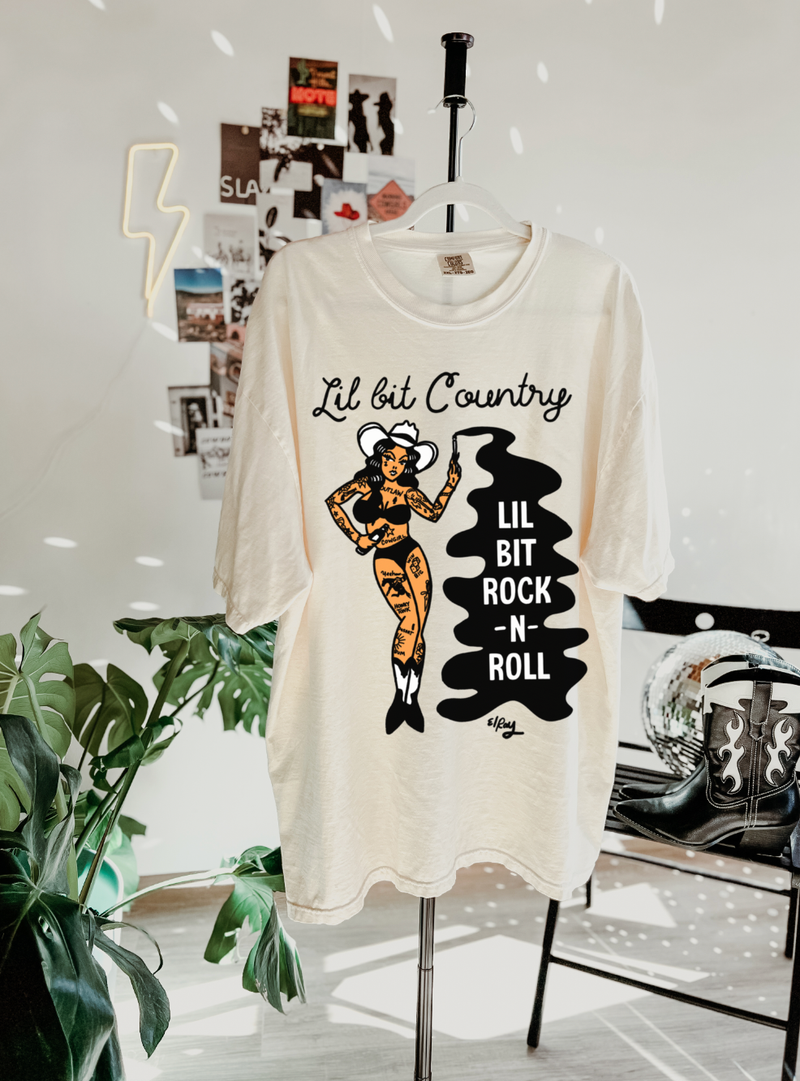 A Little Bit Country Grunge Graphic Tee