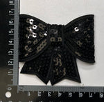 Sequin Bow Large Patch