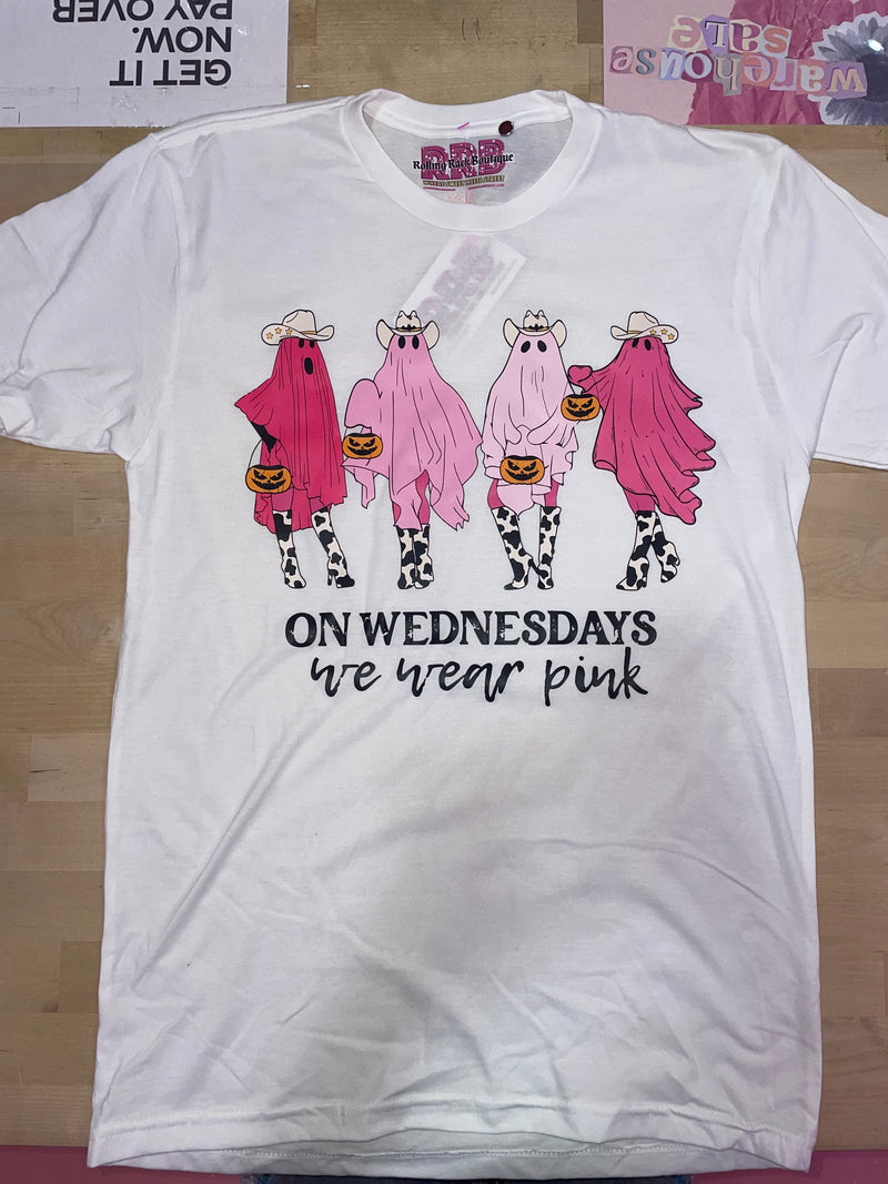 Wednesday We Wear Pink Ghosts