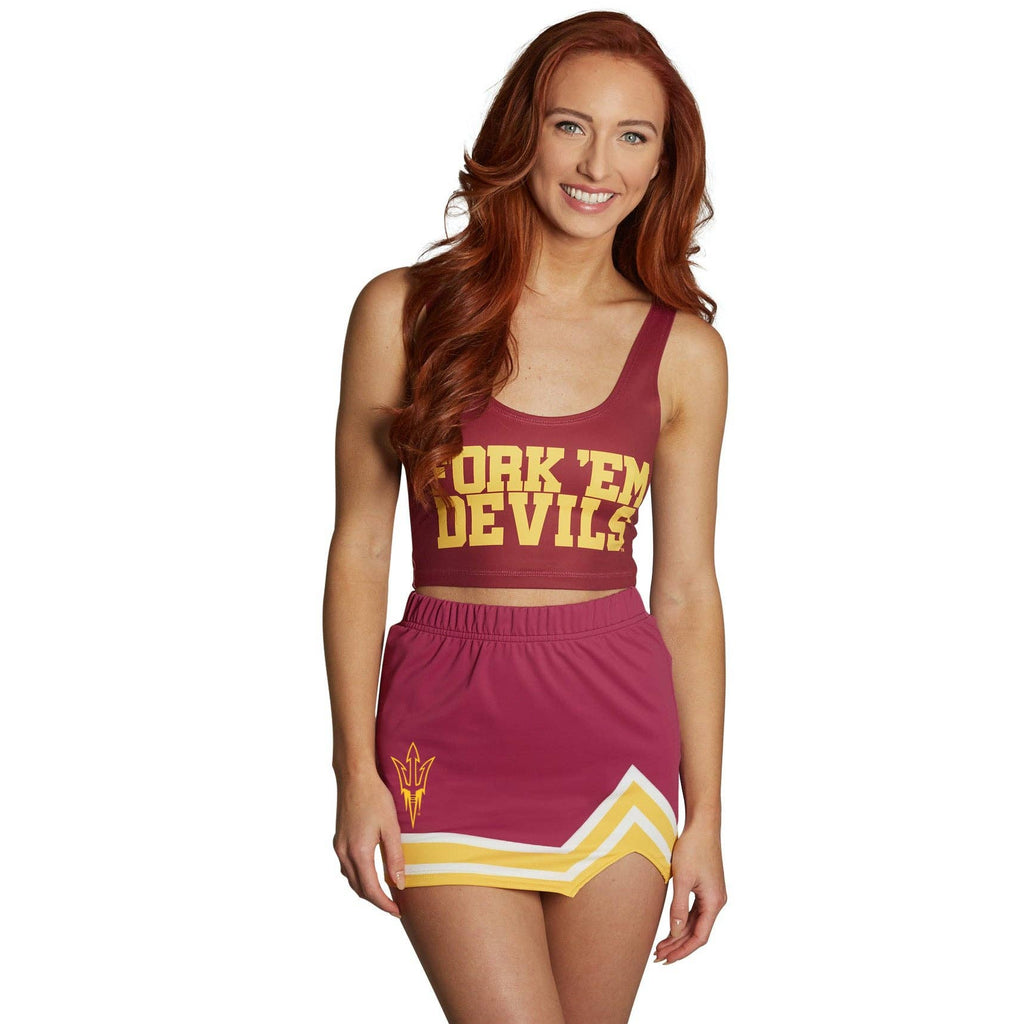 Arizona State ASU Fork 'Em Crop Top LICENSED