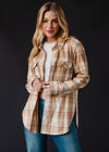 Tan, Camel & Brown Plaid Flannel