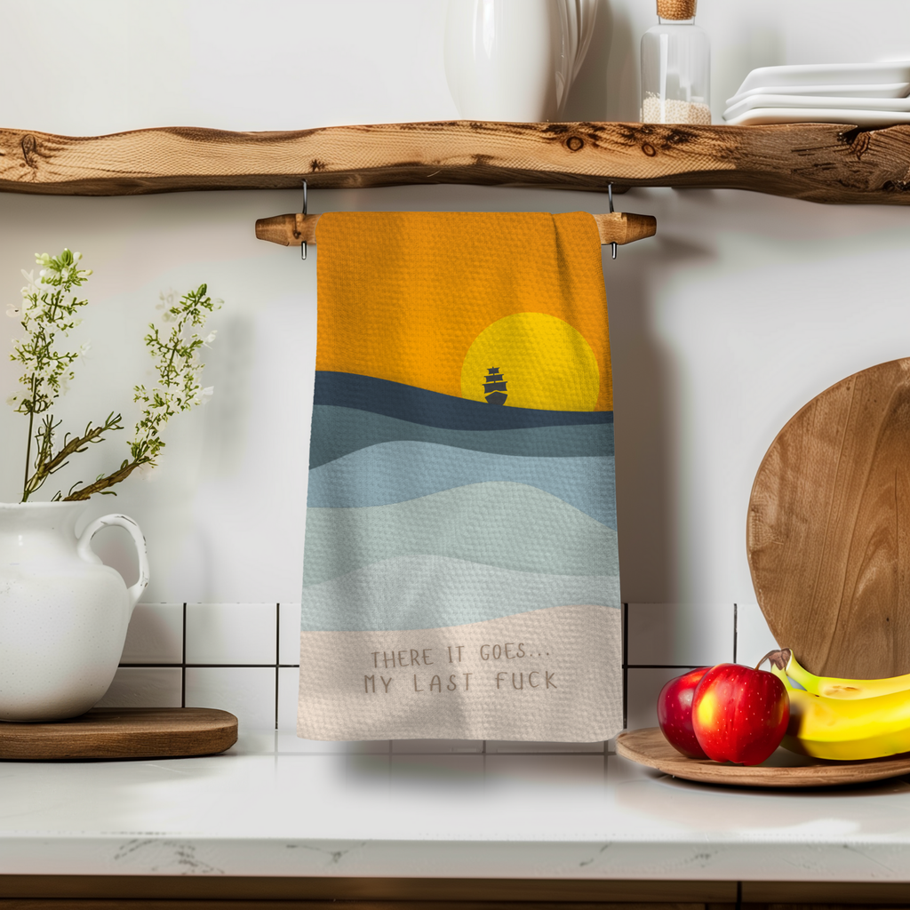 There It Goes Kitchen Tea Towel