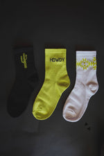 Cacti Neon 3pack Socks