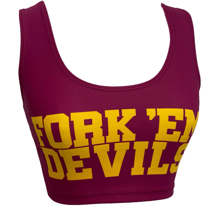 Arizona State ASU Fork 'Em Crop Top LICENSED