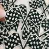 2" SMALL Checkered Racing Flags -  Embroidered hat Patch
