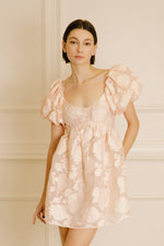Blush Large Flower Babydoll Shortie