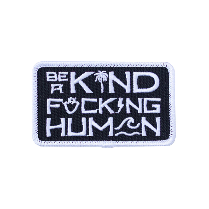 BE A KIND HUMAN PATCH Black