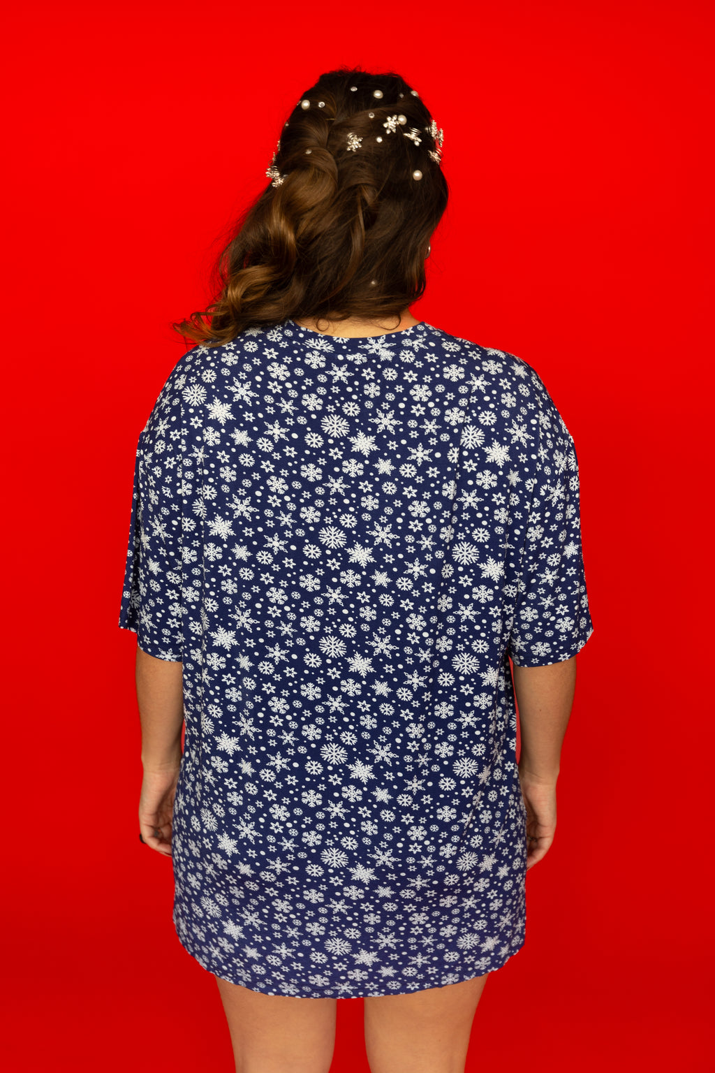 Snowflake Long Tee
