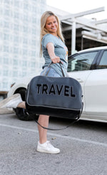 Travel Black Weekender Duffle