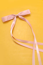 Skinny Long Bow Hair Clip