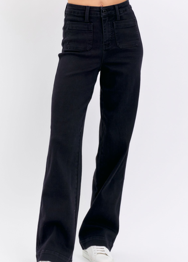 Patch Pocket Straight Jean