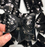 Sequin Bow Large Patch