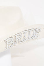 Bride Veil Cowboy Hat