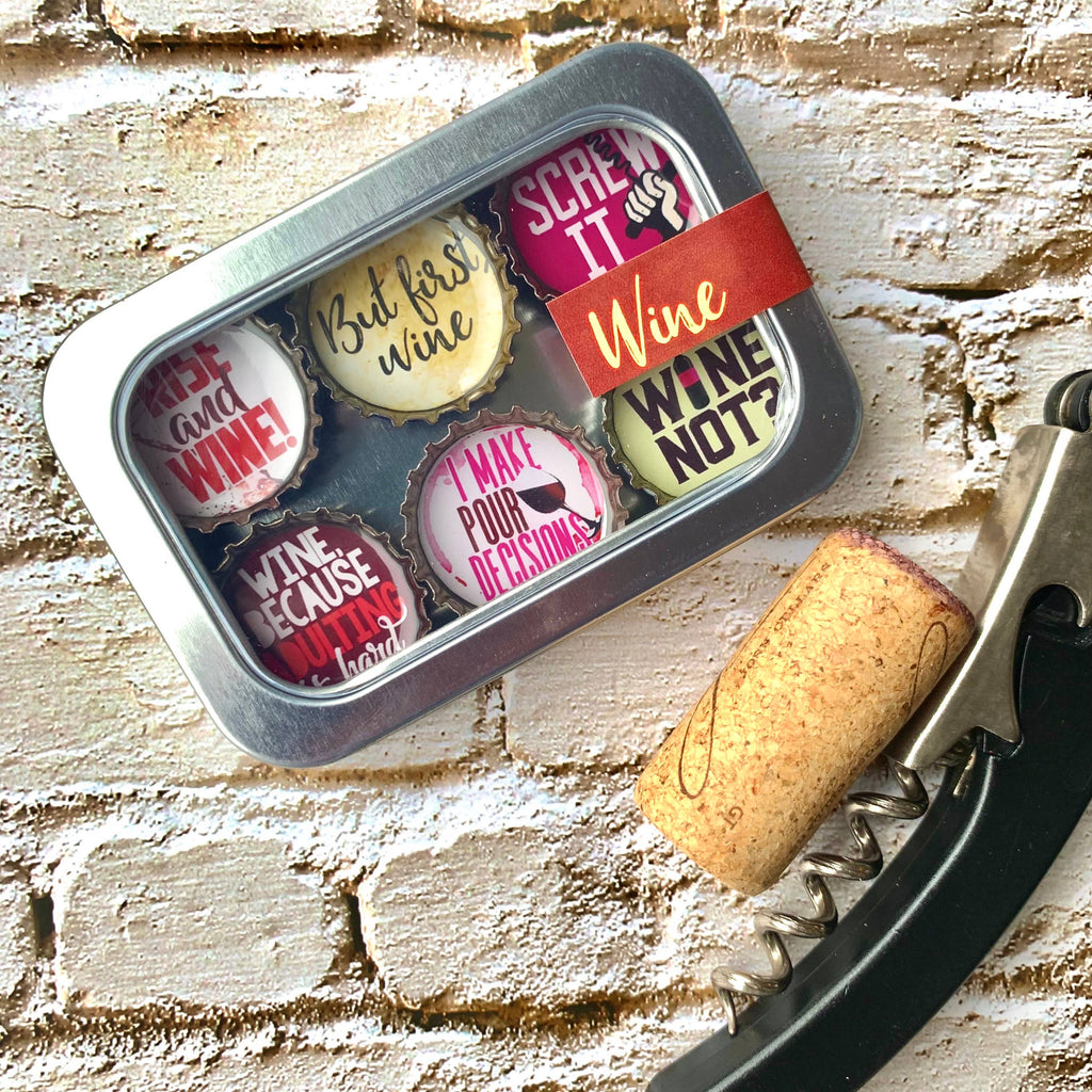 Wine Magnets - Handmade & Eco-friendly