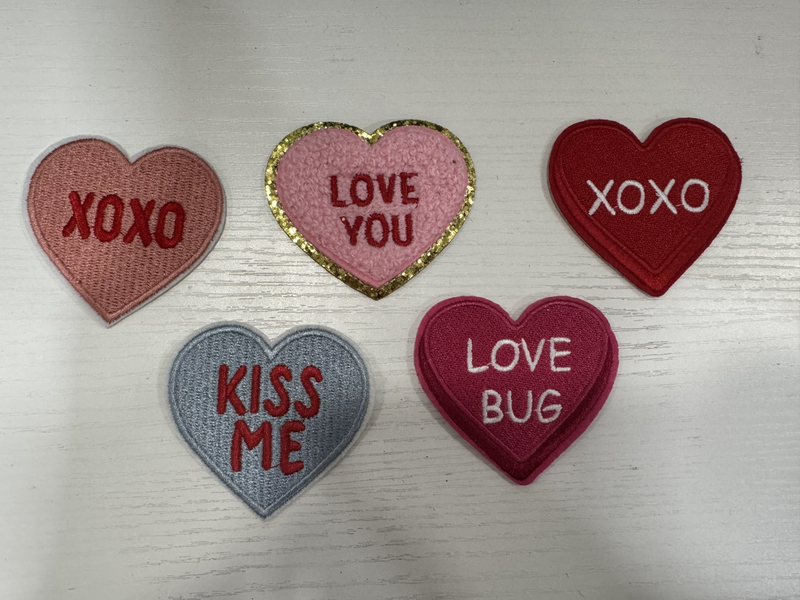 Candy Heart Patches