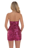 Magenta Bodycon Mini Dress