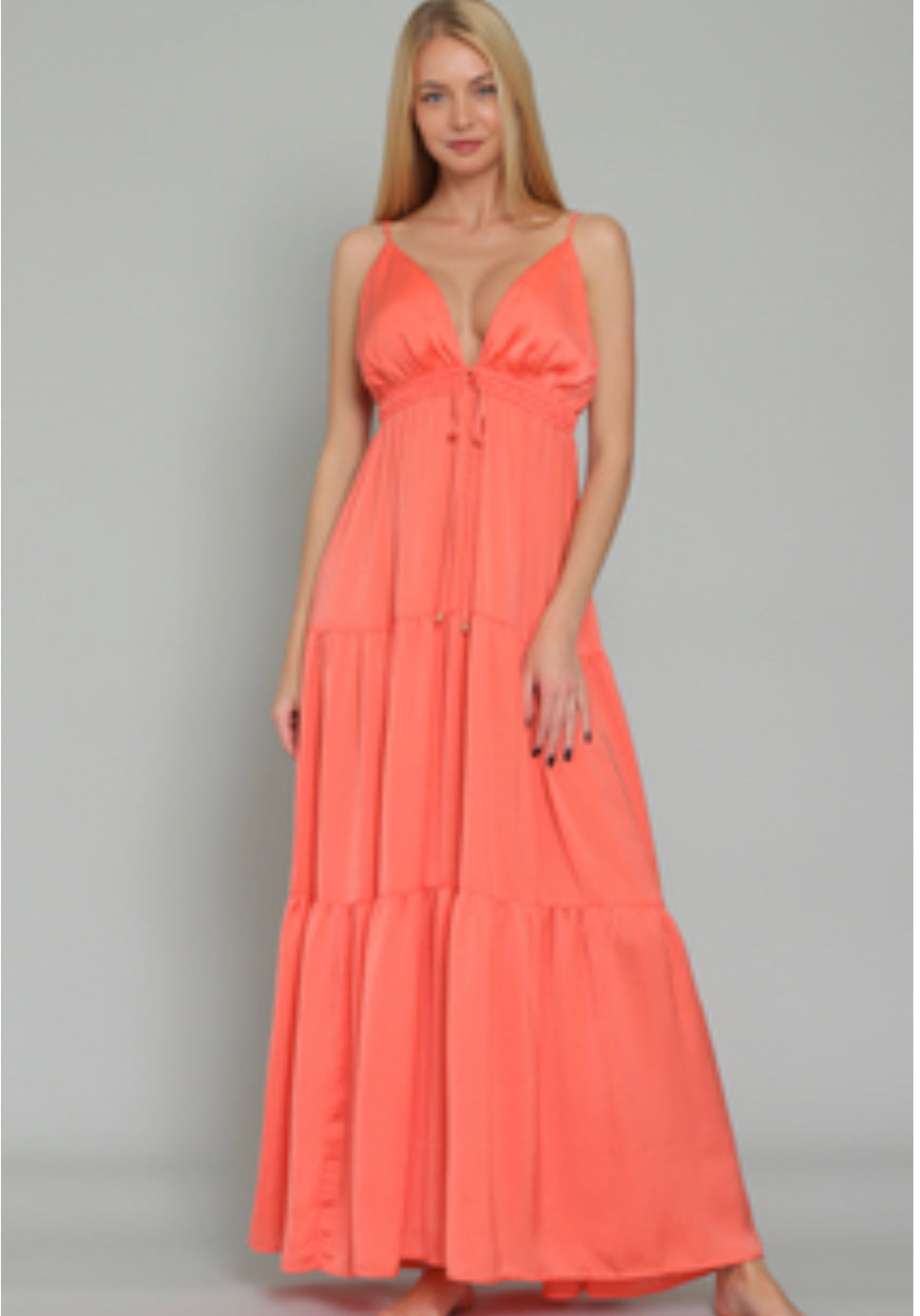 Tangerine Maxi Dress