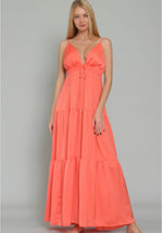 Tangerine Maxi Dress