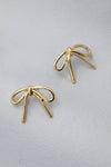 Dainty Bow Earring-Gold Plated