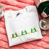 Grinch Love Embroidered Sweatshirt