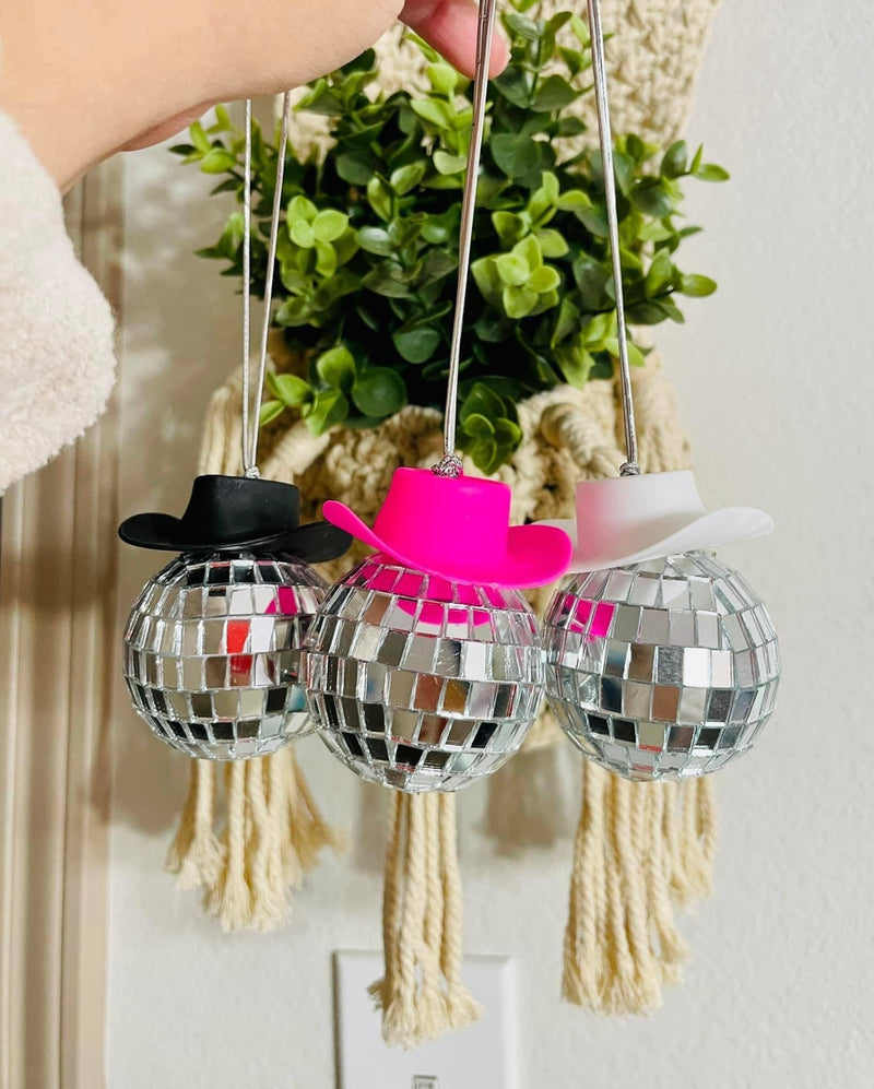 Disco Cowboy Car Charm