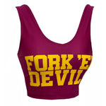 Arizona State ASU Fork 'Em Crop Top LICENSED