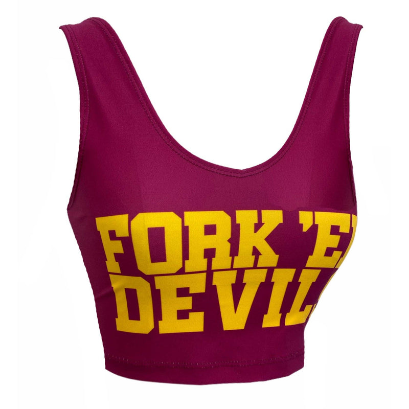 Arizona State ASU Fork 'Em Crop Top LICENSED