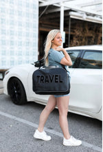 Travel Black Weekender Duffle