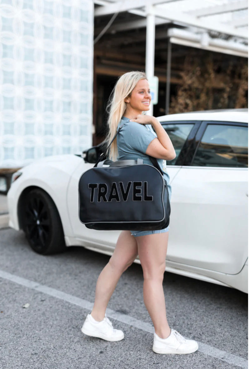 Travel Black Weekender Duffle