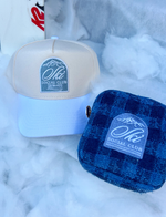 Ski Club - White Vintage Trucker Hat