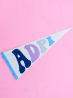 Rainbow Pennant Flag