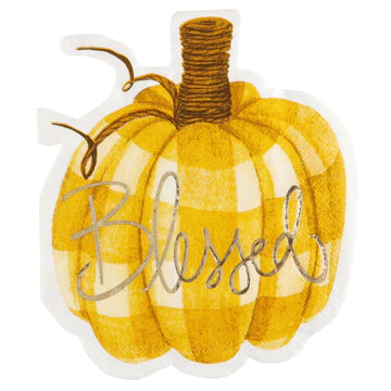 Blessed Pumpkin Cocktail Napkin